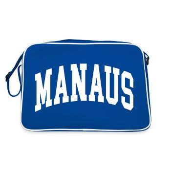 Manaus - Retro Bag - blue/white - Back
