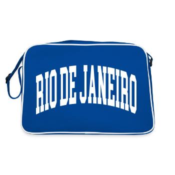 Rio de Janeiro - Retro Bag - blue/white - Back