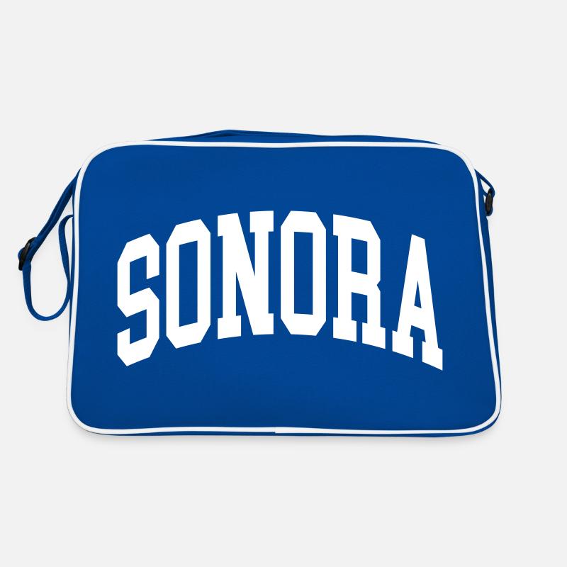 Sonora - Retro Tasche - Blau/Weiß