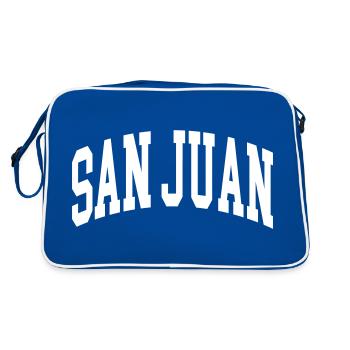 San Juan - Retro Bag - blue/white - Back