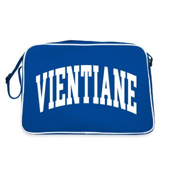 Vientiane - Sac Retro - bleu/blanc - Dos