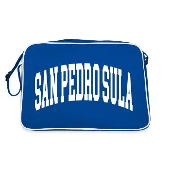 San Pedro Sula - Retro Bag - blue/white - Back