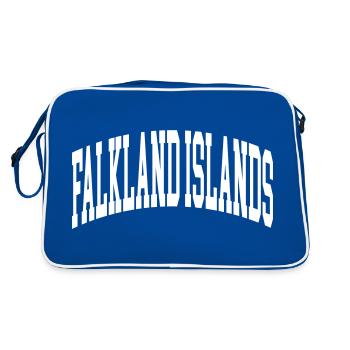 Îles Falkland - Sac Retro - bleu/blanc - Dos