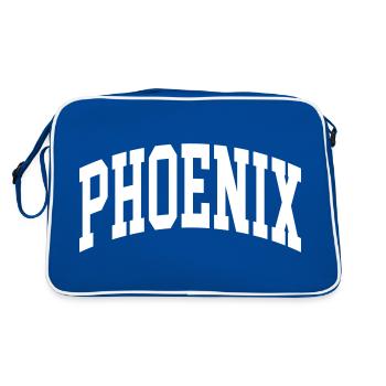 Phoenix - Retro Bag - blue/white - Back