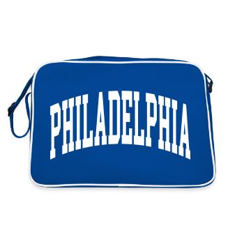 Philadelphia - Retro Bag - blue/white - Back