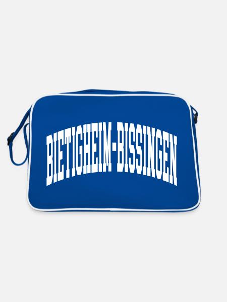 Bietigheim-Bissingen - Retro Tasche - Blau/Weiß - Hinten