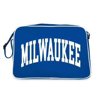 Milwaukee - Retro Bag - blue/white - Back
