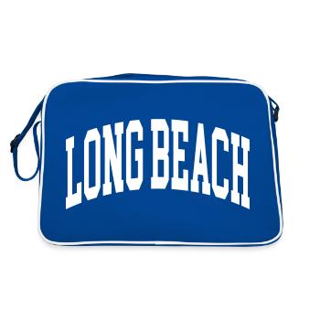 Long Beach - Retro Bag - blue/white - Back