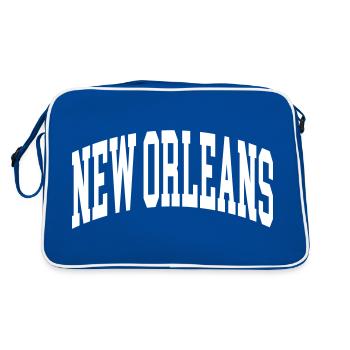 Nouvelle-Orléans - Sac Retro - bleu/blanc - Dos