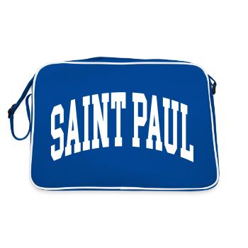 Saint Paul - Retro Bag - blue/white - Back