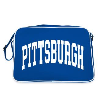 Pittsburgh - Retro Bag - blue/white - Back