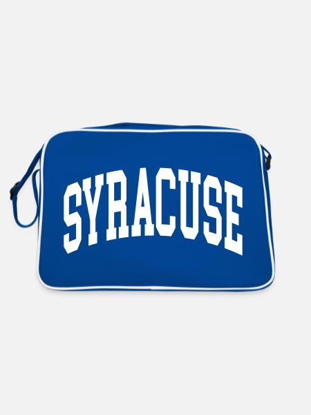 Syracuse - Retro Bag - blue/white - Back