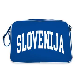 Slovénie - Sac Retro - bleu/blanc - Dos