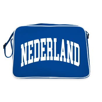 Nederland - Sac Retro - bleu/blanc - Dos