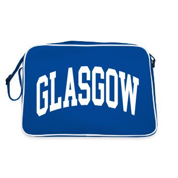 Glasgow - Retro Bag - blue/white - Back