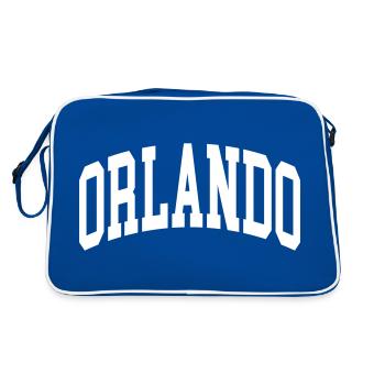 Orlando - Retro Bag - blue/white - Back