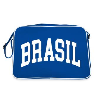 Brésil - Sac Retro - bleu/blanc - Dos