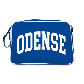 Odense - Sac Retro - bleu/blanc - Dos
