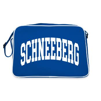 Schneeberg - Sac Retro - bleu/blanc - Dos