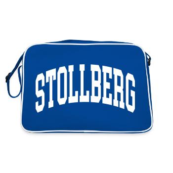 Canton de Stollberg - Sac Retro - bleu/blanc - Dos
