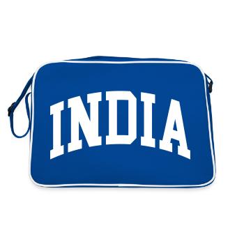India - Retro Bag - blue/white - Back
