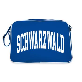 Black Forest - Retro Bag - blue/white - Back