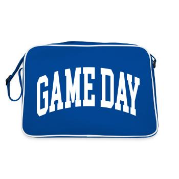 Game Day - Retro Bag - blue/white - Back