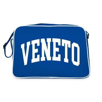 Venetien - Retro Tasche - Blau/Weiß - Hinten