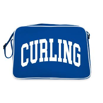 curling - Sac Retro - bleu/blanc - Dos