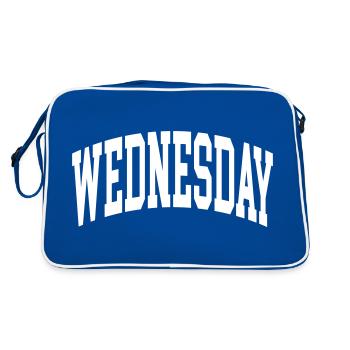 Wednesday - Retro Bag - blue/white - Back