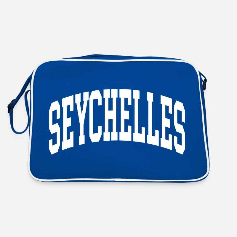 Seychelles - Retro Tasche - Blau/Weiß