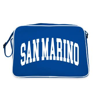 San Marino - Retro Bag - blue/white - Back