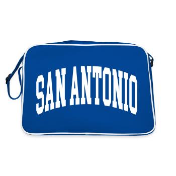San Antonio - Retro Bag - blue/white - Back