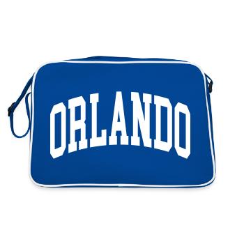 Orlando - Retro Bag - blue/white - Back