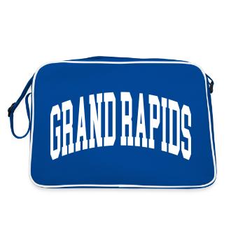 Grand Rapids - Sac Retro - bleu/blanc - Dos