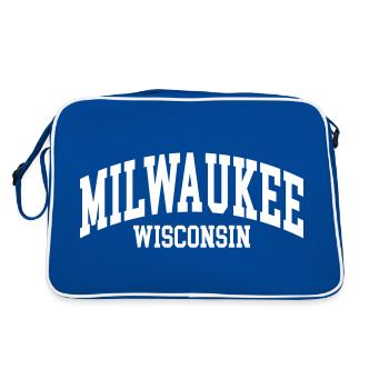 Milwaukee - Retro Bag - blue/white - Back