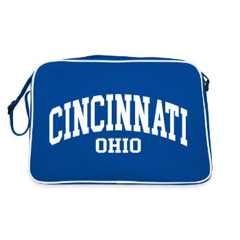 Cincinnati - Retro Bag - blue/white - Back
