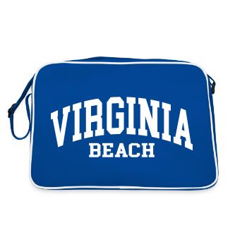 Plage de Virginie - Sac Retro - bleu/blanc - Dos