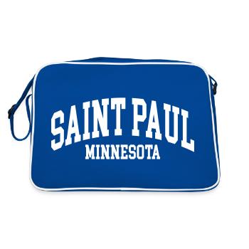 Saint Paul - Retro Bag - blue/white - Back
