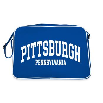 Pittsburgh - Retro Bag - blue/white - Back