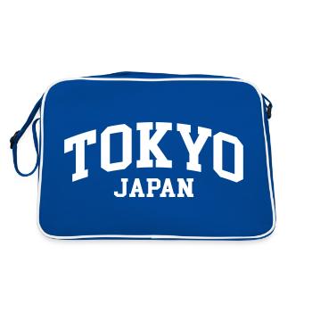 Tokyo - Retro Bag - blue/white - Back