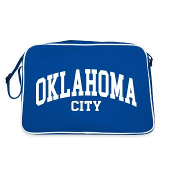 Oklahoma City - Retro Bag - blue/white - Back
