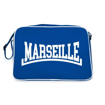Marseille - Sac Retro - bleu/blanc - Dos