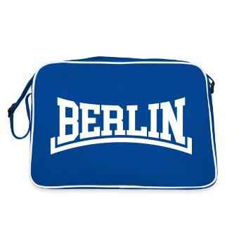 Berlin - Sac Retro - bleu/blanc - Dos