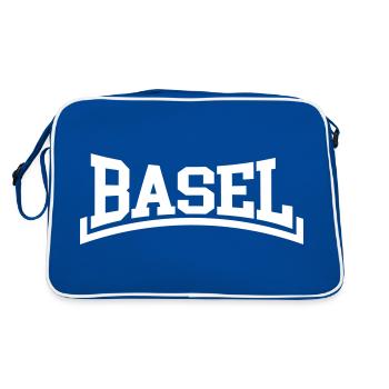Basel - Retro Bag - blue/white - Back