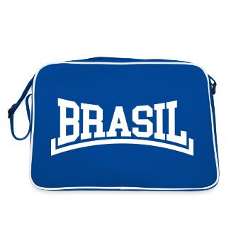 Brésil - Sac Retro - bleu/blanc - Dos