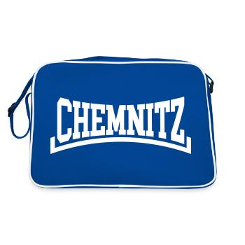 Chemnitz - Sac Retro - bleu/blanc - Dos