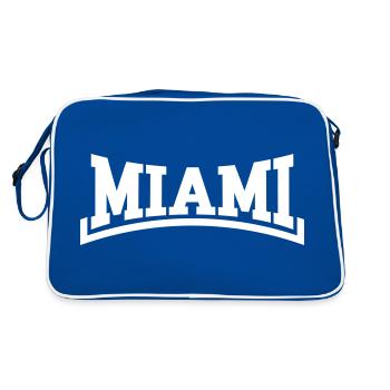 Miami - Retro Bag - blue/white - Back