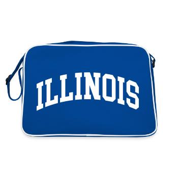 Illinois - Retro Bag - blue/white - Back