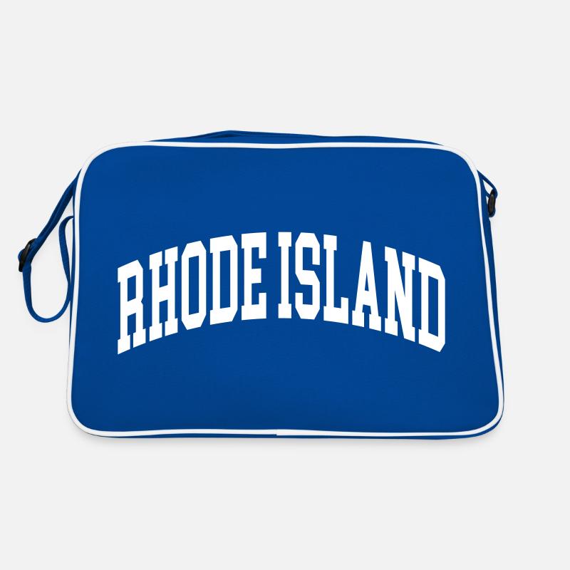 Rhode Island - Retro Tasche - Blau/Weiß